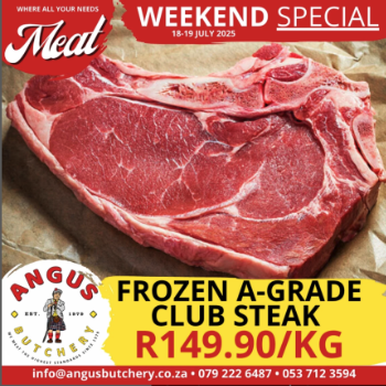 Frozen A-Grade Club Steak