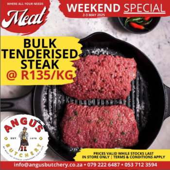 Bulk Tenderised Steak